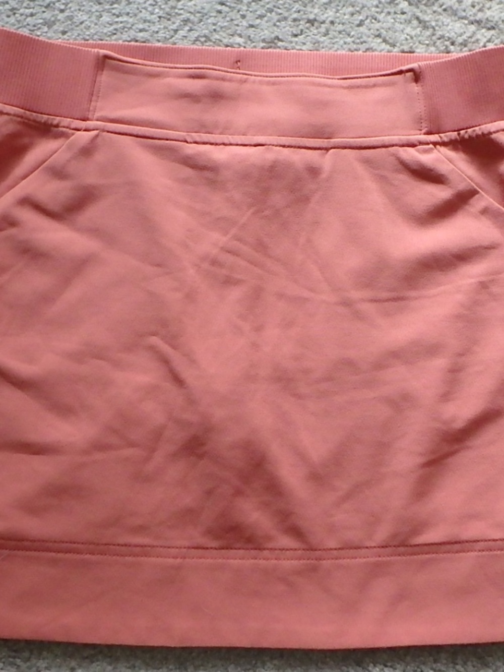 Coral colored skort